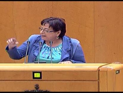 Olaia Fernández: “Disuelva las Cortes, convoque elecciones y de paso disuelva el PP”