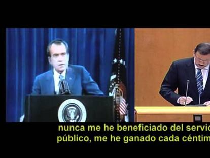 El PSOE compara el discurso de Rajoy con otro de Nixon por el ‘caso Watergate’