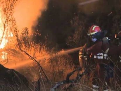 Más de 1.000 hectáreas quemadas en el incendio de Cebreros (Ávila)