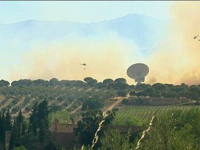 La Junta cree que un fallo en el tendido eléctrico inició el fuego en Cebreros