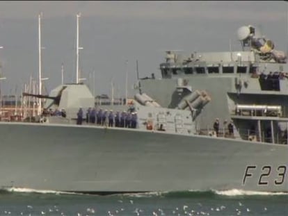 La flotilla británica zarpa hacia el Mediterráneo