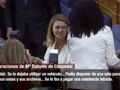 Cospedal endosa a Arenas y Rajoy la negociación de la salida de Bárcenas