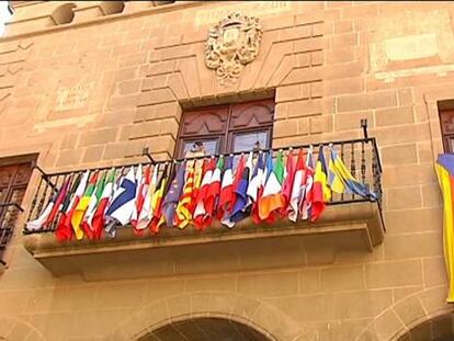 ¿Dónde está la bandera española?