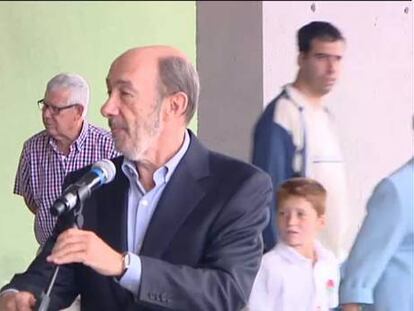 Rubalcaba: “El Rey tiene mucha fuerza de voluntad y es cuestión de poco tiempo”