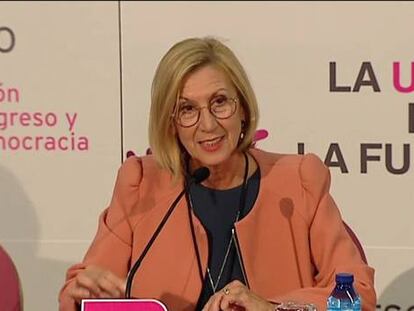 Rosa Díez asegura que avisó a Rubalcaba varias veces de la ruptura en Asturias