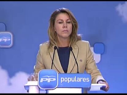 Cospedal intenta conjurar las divisiones y asegura que el “PP no deja a nadie atrás”