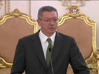 Gallardón pide que no se haga “ningún reproche” a los jueces por aplicar la ley