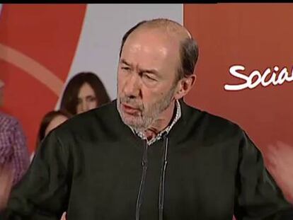 Rubalcaba: “A la autodeterminación debemos decir no, ahora y siempre”