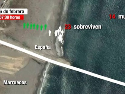 El juez de Ceuta pide los vídeos íntegros de los sucesos del Tarajal