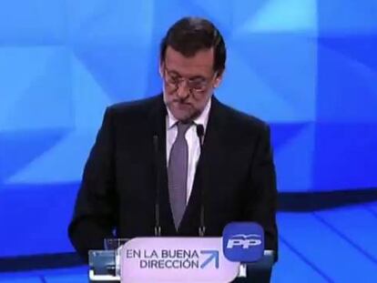 El PSOE manda callar a Rajoy en un vídeo