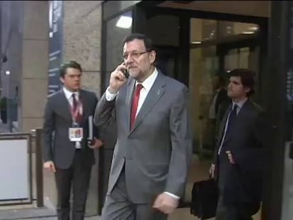 Rajoy planta a Teodoro Obiang a última hora en la cena de Bruselas