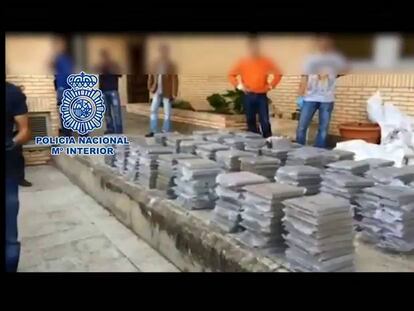 La policía detiene a seis franceses, de origen magrebí, con 700 kilos de hachís