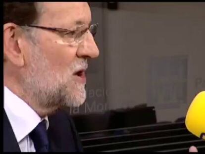 Rajoy pide no hacer “planteamientos
cenizos o tristes” sobre la recuperación