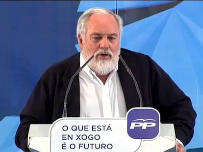 Tres mujeres interrumpen el mitin de Cañete al grito de “machista”