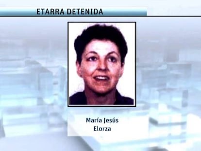 Detenida en Madrid la etarra María Jesús Elorza Zubizarreta