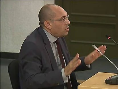 Elpidio Silva declara ante el juez.