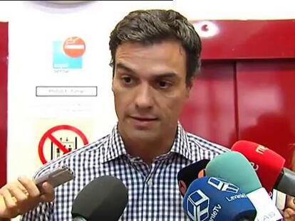 Sánchez reprocha las “malas artes de algunos” en la pugna por liderar el PSOE
