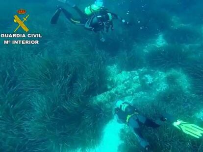La Guardia Civil hace una batida preventiva contra el expolio submarino