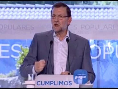 Rajoy carga contra “los extremistas, pesimistas y agoreros”