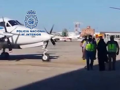 Imágenes de la detención.