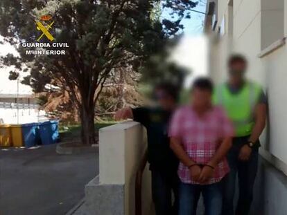 Vídeo de la detención cedido por la Guardia Civil.