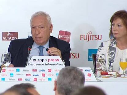 Margallo no descarta suspender la autonomía catalana ante una consulta