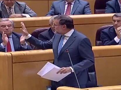 Rajoy: “Cuando no saben qué hacer hablan de reformar la Constitución”