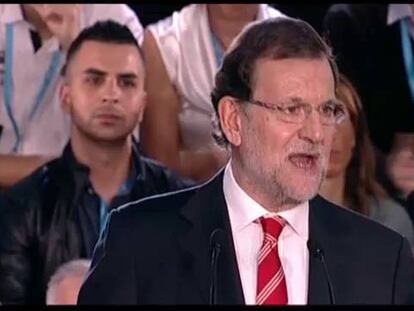 Discurs de Mariano Rajoy a Barcelona.