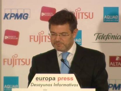 Catalá alerta del “infausto recuerdo” en Europa de movilizar a las masas