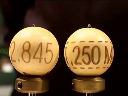 El 92845, segundo premio de la Lotería de Navidad