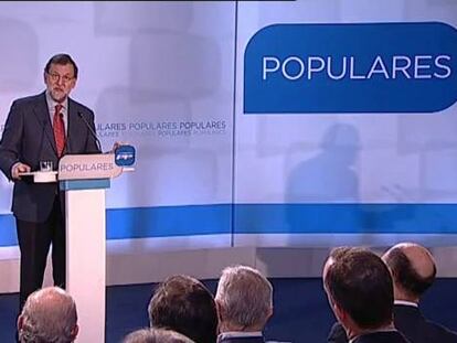 Rajoy: “Protegirem les llibertats i no donarem treva als seus enemics”