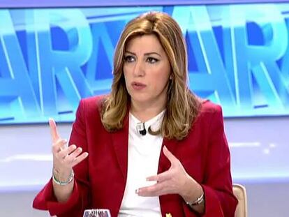 Susana Díaz afirma que no pactará ni con el PP ni con Podemos