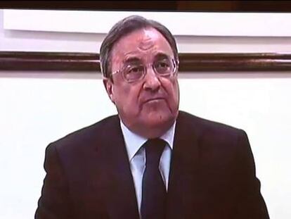 Florentino Pérez dice que nunca habló con Matas de contratos