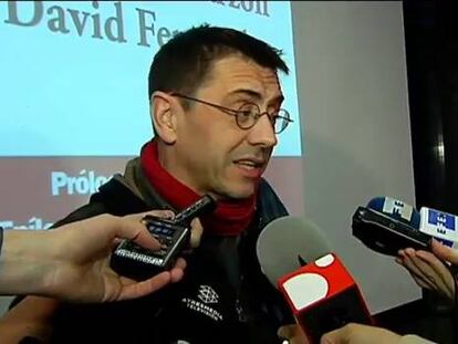 Monedero dice que la independencia de Cataluña es un “disparate”