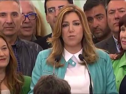 Susana Díaz logra una victoria clara en las elecciones andaluzas