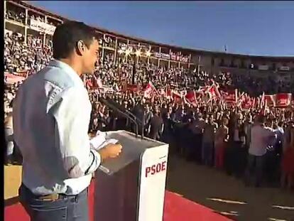 Pedro Sánchez llama a aglutinar el voto de la izquierda en su partido