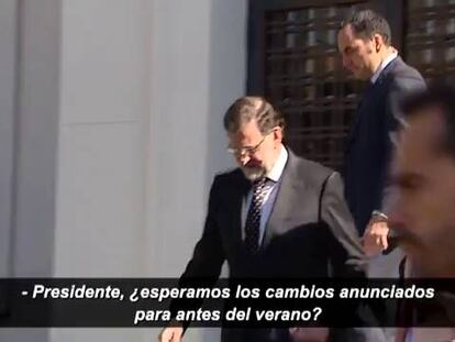 Rajoy confirma que hará cambios en el Gobierno y el PP antes del verano