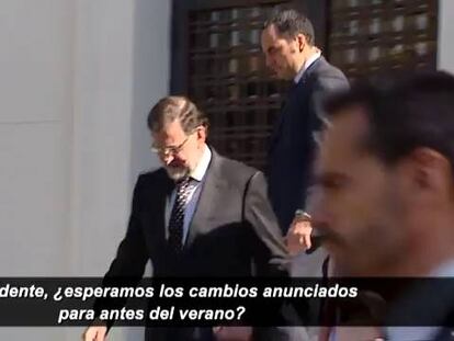 Rajoy confirma que hará cambios en el Gobierno y el PP antes del verano