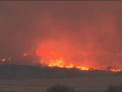 Estabilizado el incendio que asuela Aragón desde el sábado