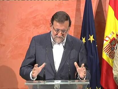 Rajoy: “Nadie convertirá a los catalanes en extranjeros en su país”