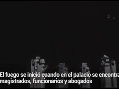 El Supremo conmemora el centenario del incendio que arrasó su sede