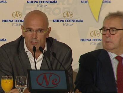 Romeva asegura en Madrid que Cataluña “tiene un Estado en contra”