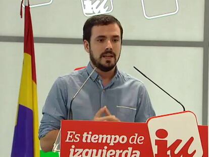 Garzón no descarta que Ahora en Común compita contra Podemos