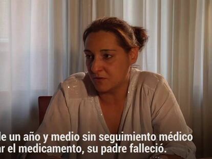 L'argentina Natalia Duffy explica el cas del seu pare mort.