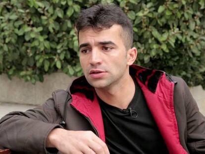 Ashabudin Jallali, traductor y refugiado afgano.