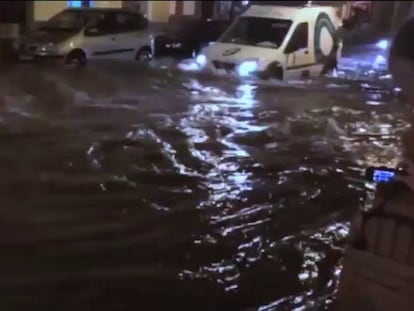 La lluvia vuelve a inundar la costa mediterránea andaluza