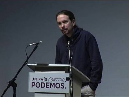 Iglesias rechaza una “operación menina”para investir a Santamaría