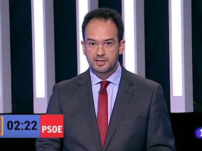 Los micrófonos de TVE se apagaron al hablar de Bárcenas en el debate a 9