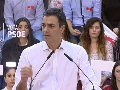 El líder del PSOE, Pedro Sánchez, condena la agresión.