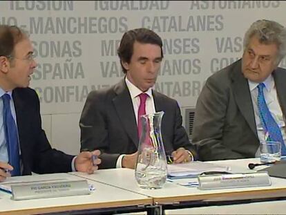 Aznar demana a Rajoy que convoqui un congrés obert del PP